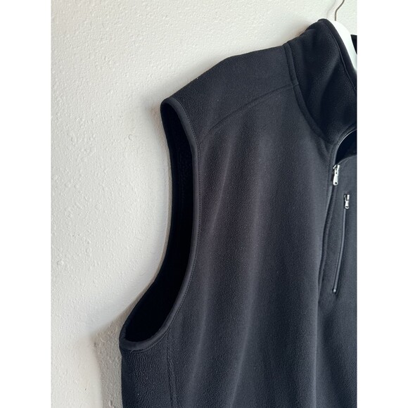USPA Polo Fleece Vest Black Big & Tall 2XL Full Zip Polyester Great Condition - Picture 8 of 11
